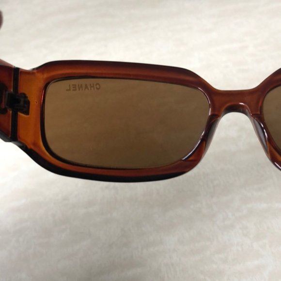 CHANEL Brown Frame and Lenses Sunglasses - Picture 7 of 11